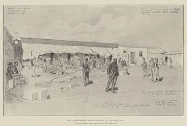 Die Revolutionäre von Johannesburg im Gefängnis von Pretoria